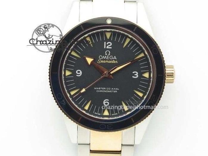 0120 Planet Ocean Master Chronometer Chrono DLC OM 1:1 Best Edition Black Dial On Nylon Strap A Chic 8103